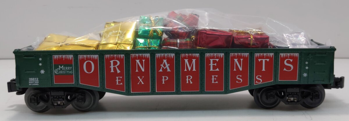 Lionel 6-26612 O Christmas Gifts Gondola LN/Box
