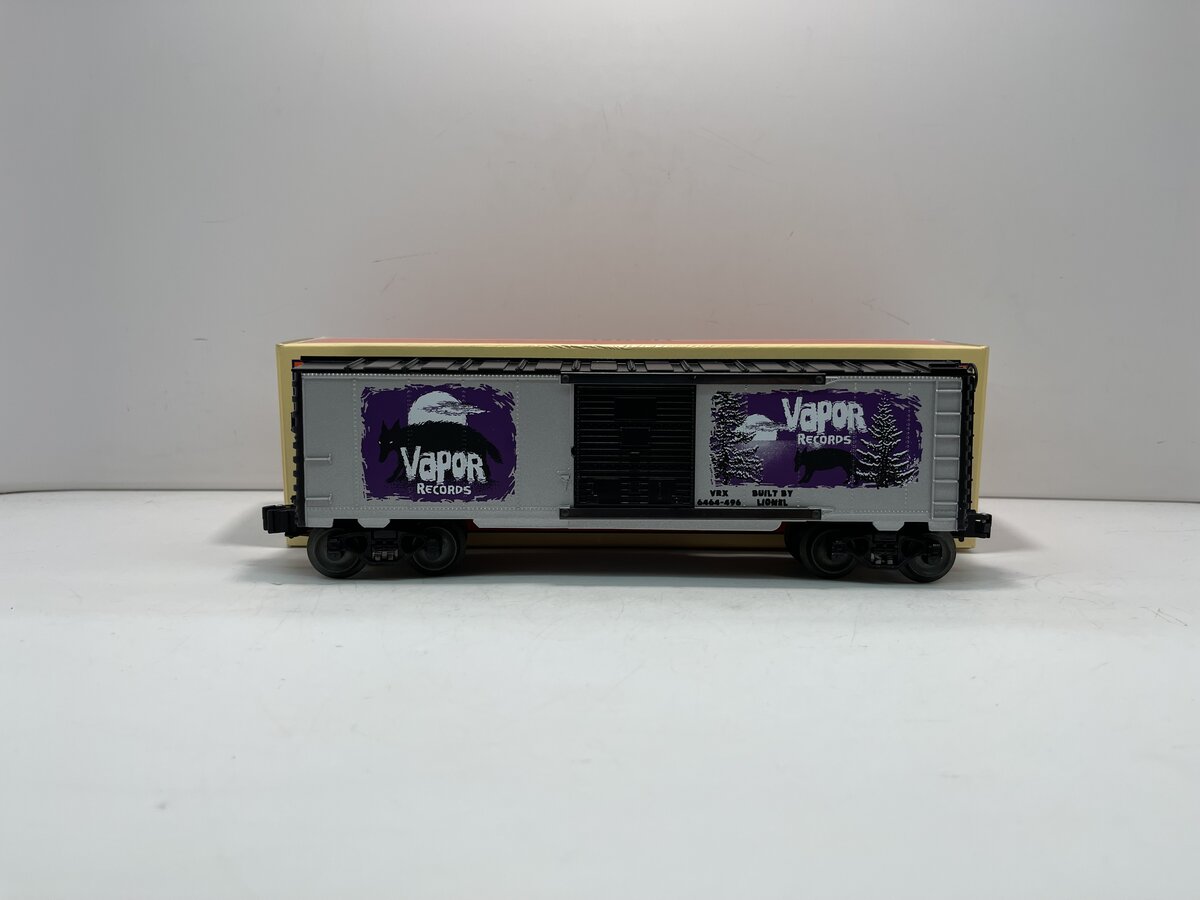 Lionel 6-29218 O Gauge Vapor Records Purple Boxcar #6464-496 MT/Box