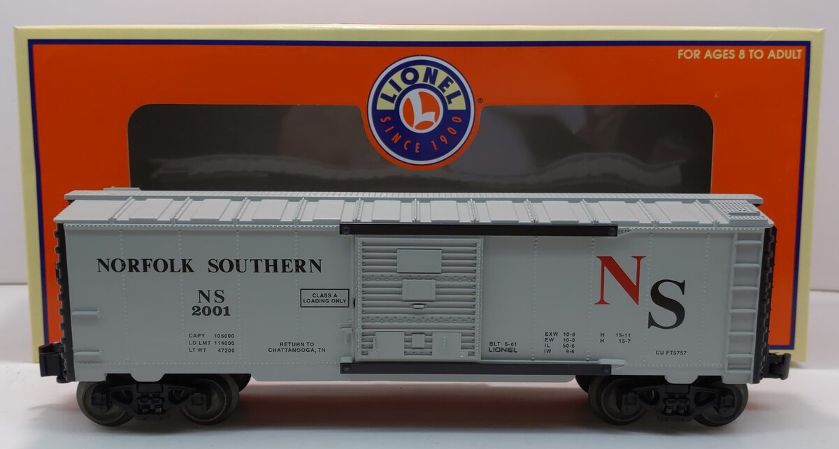 Lionel 6-52221 O Gauge TCA 2001 Norfolk Southern 6464 Boxcar NIB