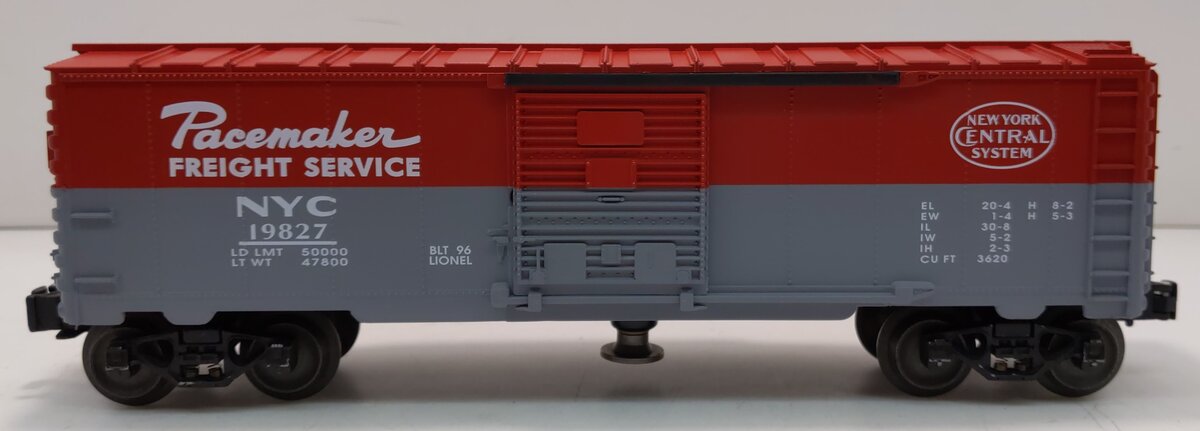 Lionel 6-19827 O Gauge New York Central Operating Box Car #19827 EX/Box