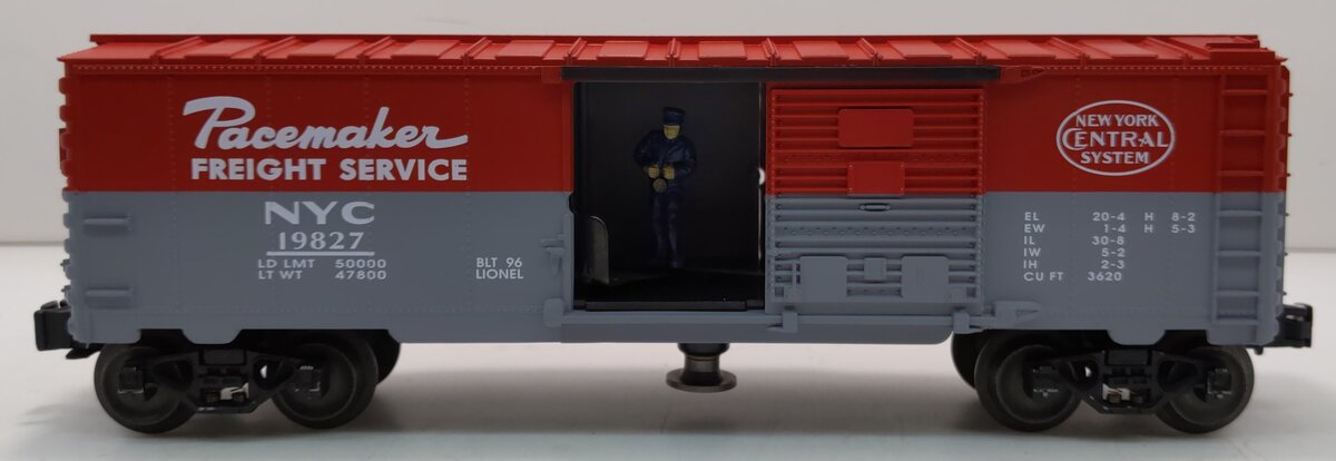 Lionel 6-19827 O Gauge New York Central Operating Box Car #19827 EX/Box