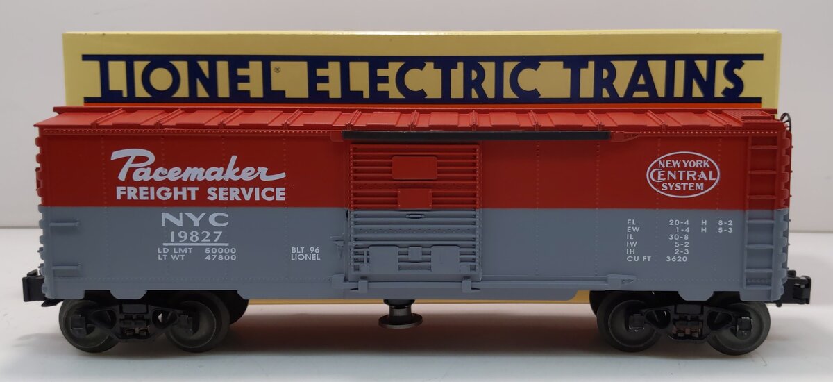 Lionel 6-19827 O Gauge New York Central Operating Box Car #19827 EX/Box