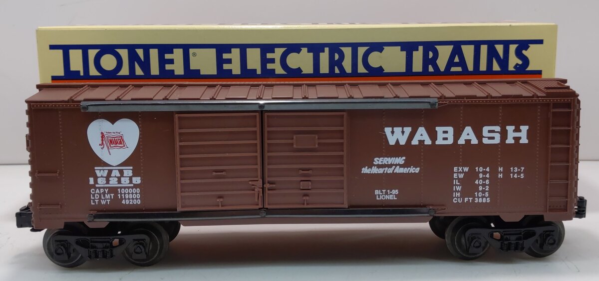 Lionel 6-16255 O Gauge Wabash Double Door Boxcar #16255 LN/Box