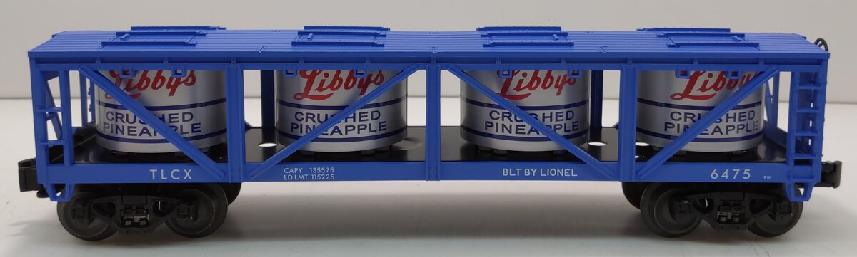 Lionel 6-19490 O Gauge Post War Celebration Series Libby's Vat Car #6475 LN/Box