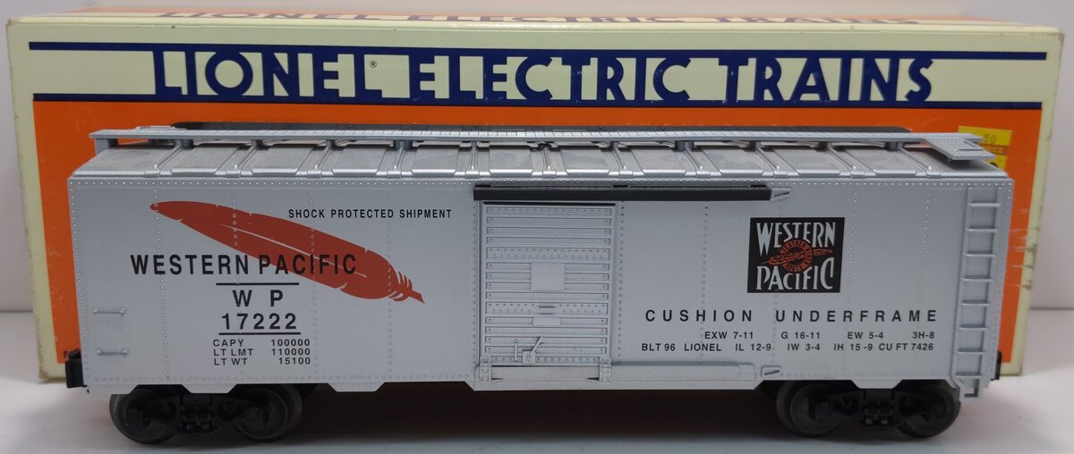 Lionel 6-17222 O Gauge Western Pacific Boxcar #17222 LN/Box