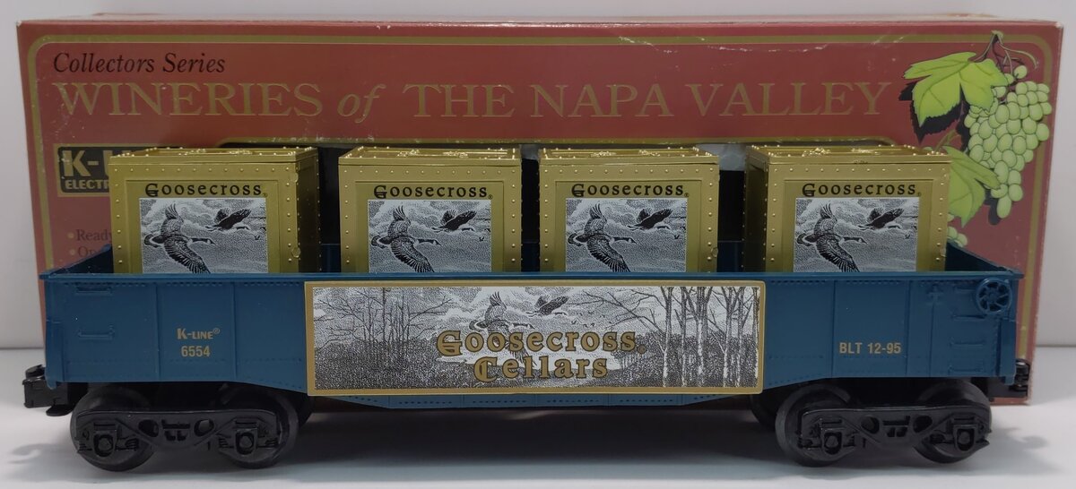 K-Line k6554 O Gauge Goosecross Cellars Gondola LN/Box