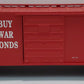 Weaver 280800 O Gauge ATSF Buy War Bonds Boxcar #287 - 3 Rail LN/Box