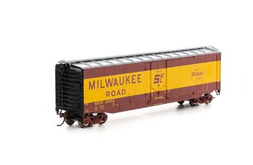 Roundhouse 79105 HO 50' Plug Door Smooth Side Box, MILW #2602