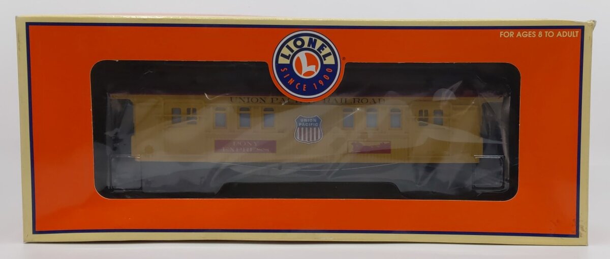 Lionel 6-15166 O Gauge Union Pacific Baggage Car w/ Steam Whistle Sounds