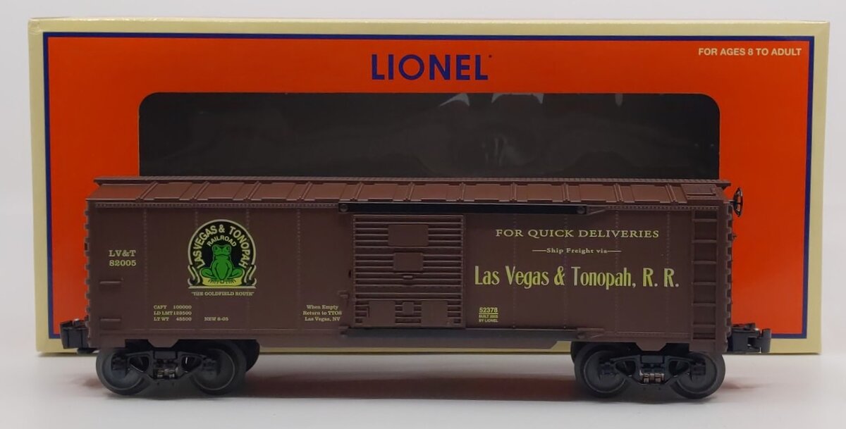 Lionel 6-52378 O Gauge Las Vegas & Tonopah TTOS 2005 Boxcar #82005 MT/Box