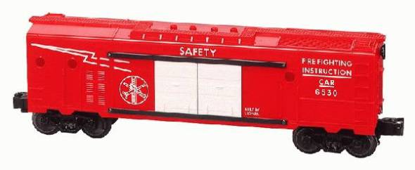 Lionel 6-39210 O Gauge PWC Fire Fighting Instruction Car #6530 LN/Box