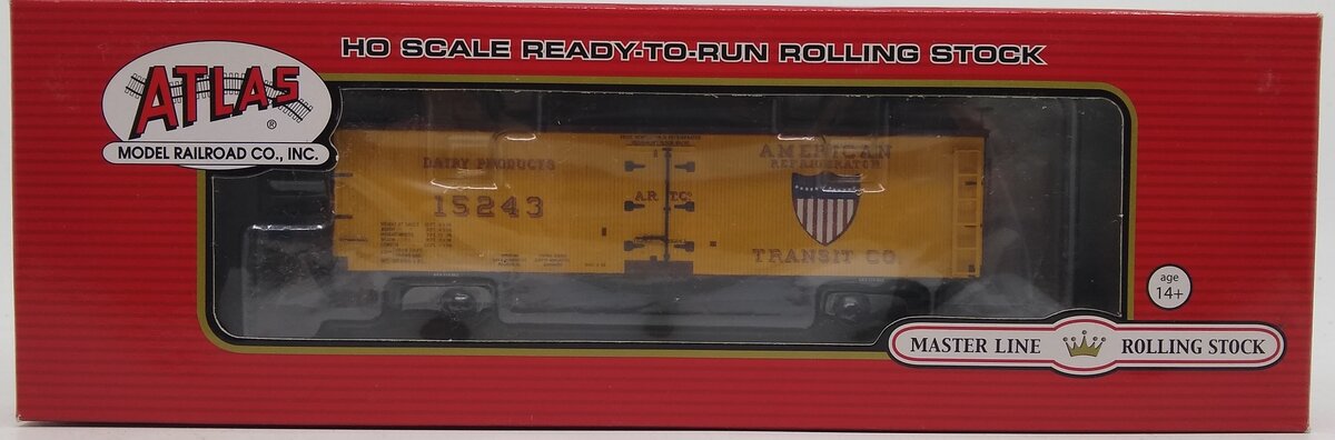 Atlas 20002713 HO American Refrigerator Transit Co. Wood Sided Reefer Car #15243 LN/Box