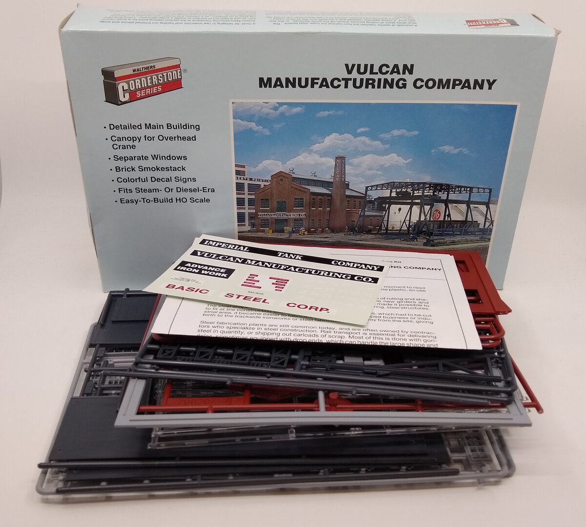 Walthers 933-3045 HO Vulcan Manufacturing Company Industrial Structure Kit LN/Box