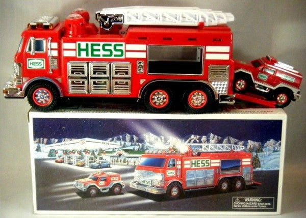 Hess 2005 Die Cast Emergency Fire Truck w/Rescue Vehicle LN/Box