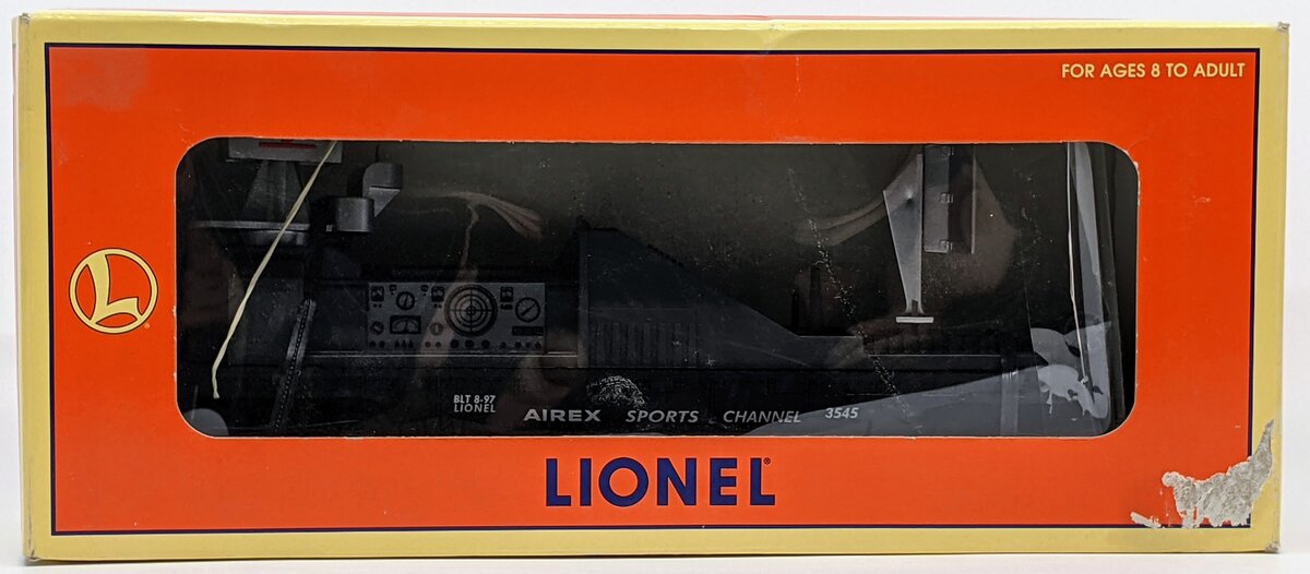 Lionel 6-16751 O Gauge WLNL Channel 7-Airex Sports Channel TV Car EX/Box