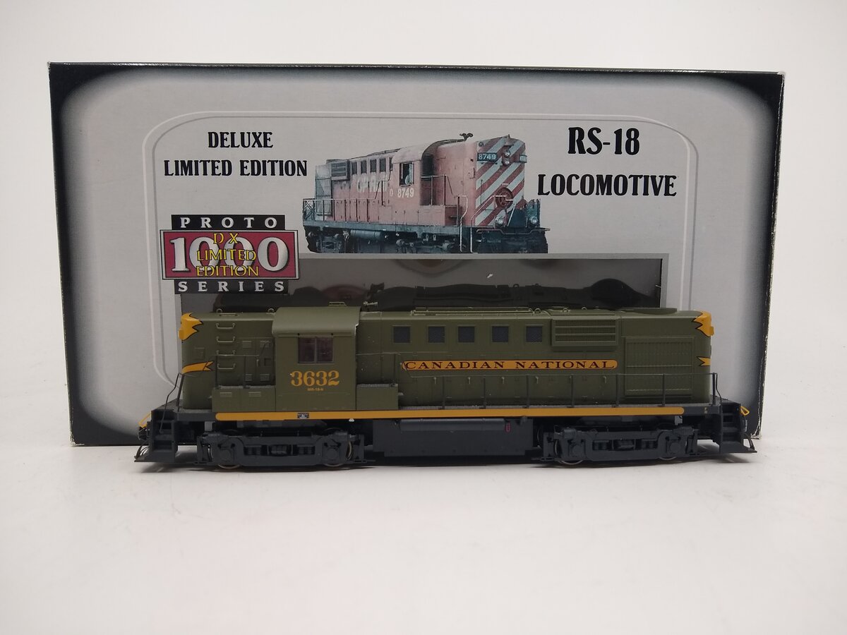 Proto 1000 600056 HO Scale Canadian National RS-18 Locomotive #3632 LN/Box