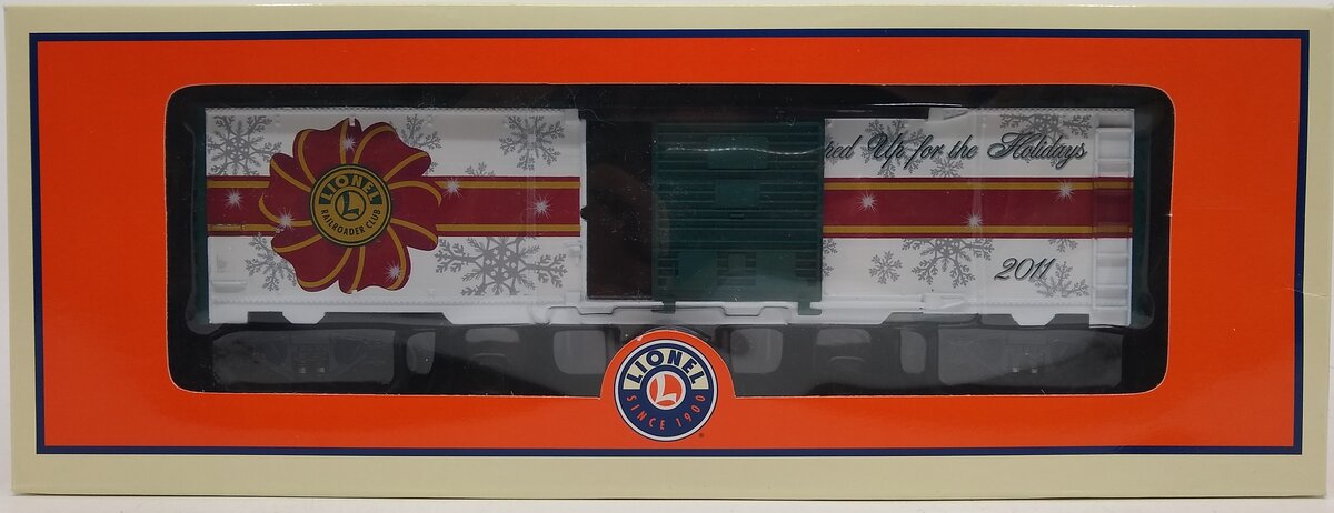 Lionel 6-29977 O Gauge 2011 LRRC Christmas Box Car MT/Box