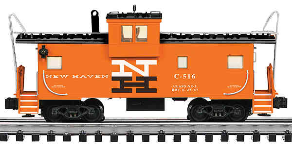 K-Line K613-1791 O Gauge New Haven Extended Vision Smoking Caboose #C-516 LN/Box