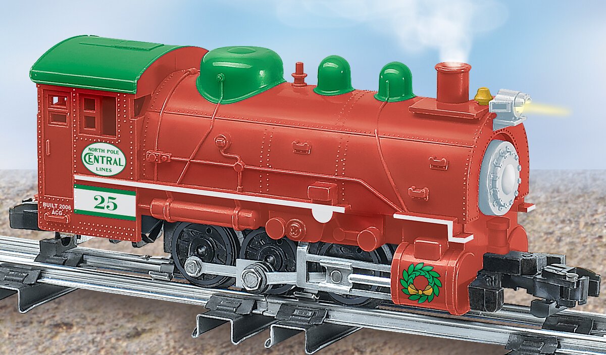 American Flyer 6-48059 S Gauge North Pole Central Dockside Steam Switcher #25 LN/Box
