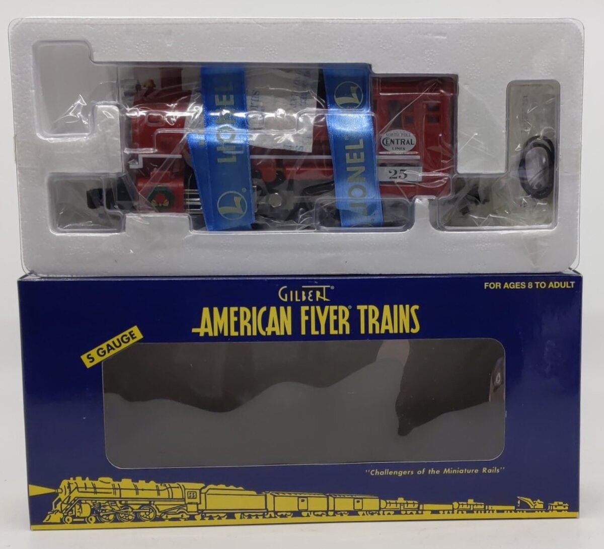 American Flyer 6-48059 S Gauge North Pole Central Dockside Steam Switcher #25 LN/Box