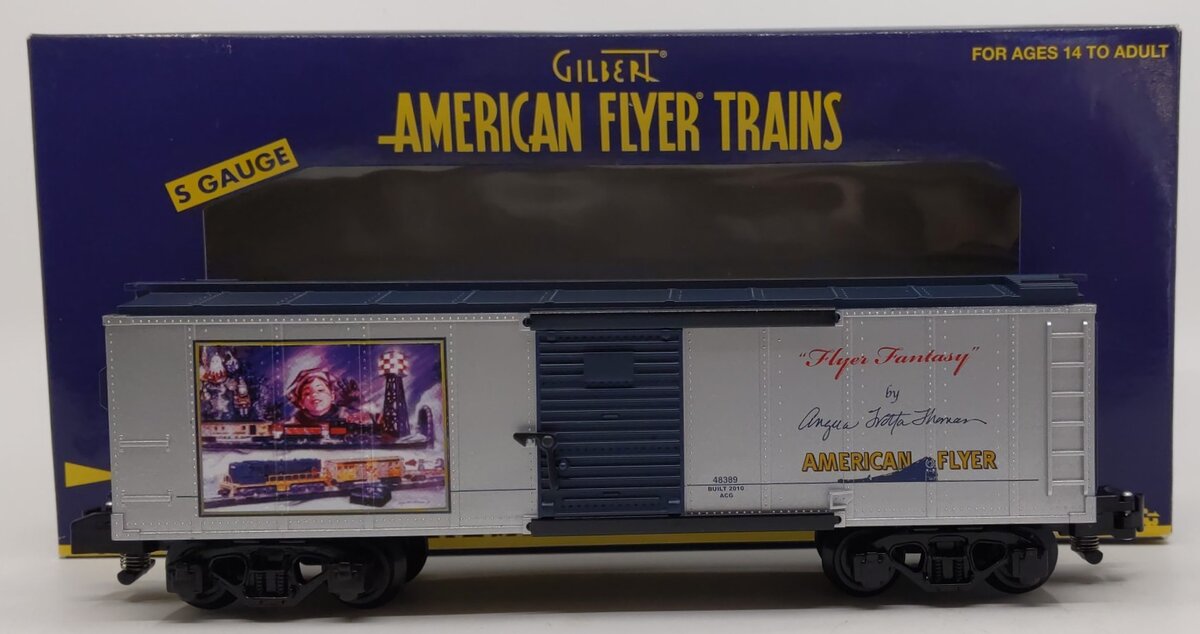 American Flyer 6-48389 S Angela Trotta Thomas American Flyer Fantasy Boxcar NIB