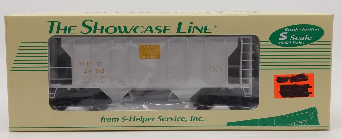 S-Helper Service 00030-3 S Gauge Maine Central Ps-2 2-Bay Hopper #2492 EX/Box