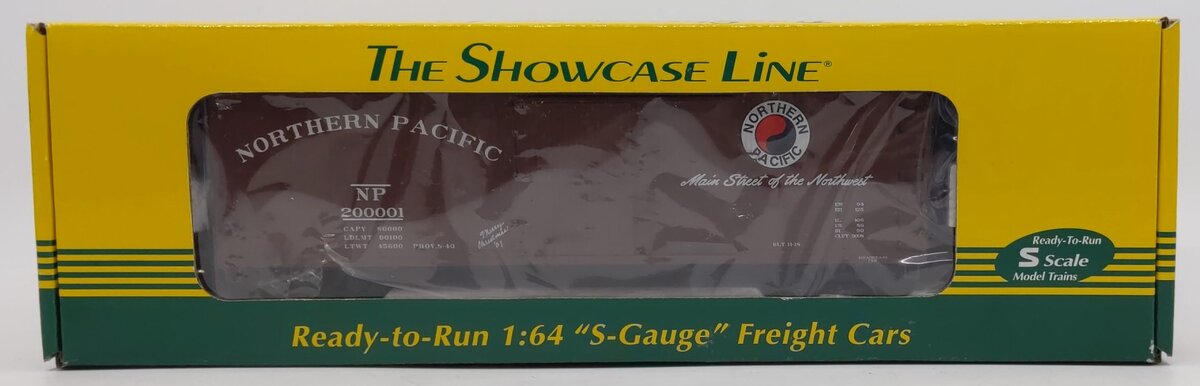 S-Helper Service 00564 S Northern Pacific Double Sheathed Xmas 2001 Boxcar EX/Box