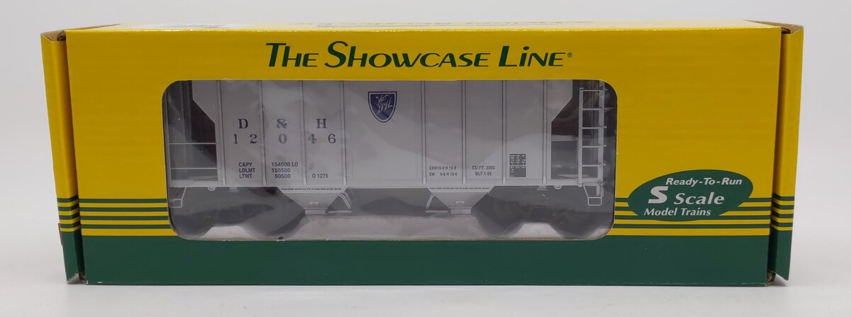 S-Helper Service 01147 S Gauge D&H PS-2 2-Bay Covered Hopper #12046 LN/Box