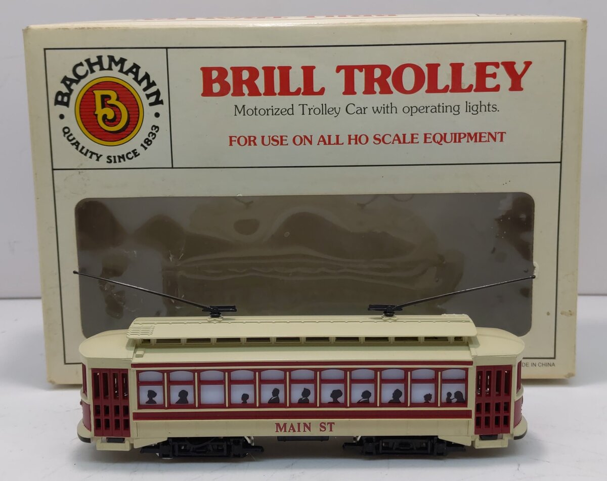 Bachmann 61047 HO Scale Main St Brill Trolley LN/Box