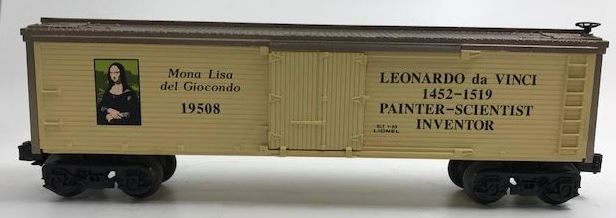 Lionel 6-19508 O Gauge Leonardo Da Vinci Reefer Car LN/Box