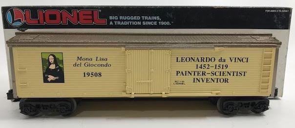 Lionel 6-19508 O Gauge Leonardo Da Vinci Reefer Car LN/Box