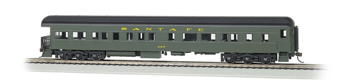 Bachmann 13801 HO Santa Fe 72' Heavyweight Observation Car #407