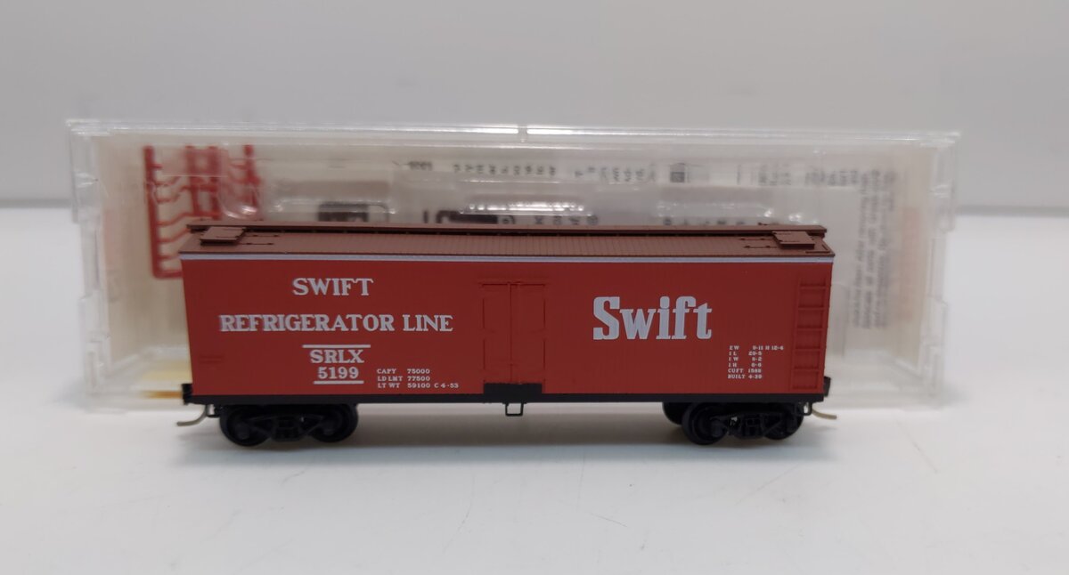 Micro-Trains 04900400 N Swift Refrigerator Line 40' Double Sheathed Reefer #5199