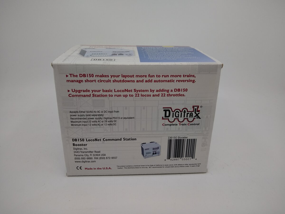 Digitrax DB150 Command Station & Booster