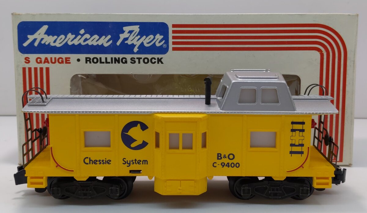American Flyer 4-9400 S Gauge Chessie System Caboose #9400 LN/Box