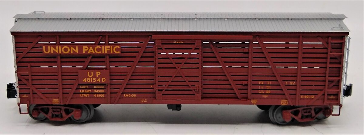 Lionel 6-17709 Union Pacific 40-Ton Stock Car #48154D with Cows LN/Box