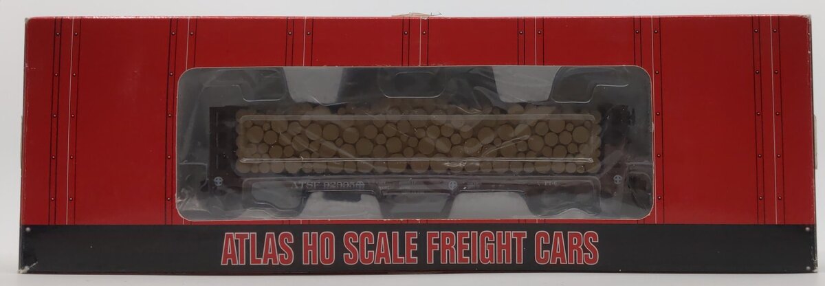 Atlas 1606-2 HO Scale Santa Fe GSC Pulpwood Flat Car #92995 LN/Box
