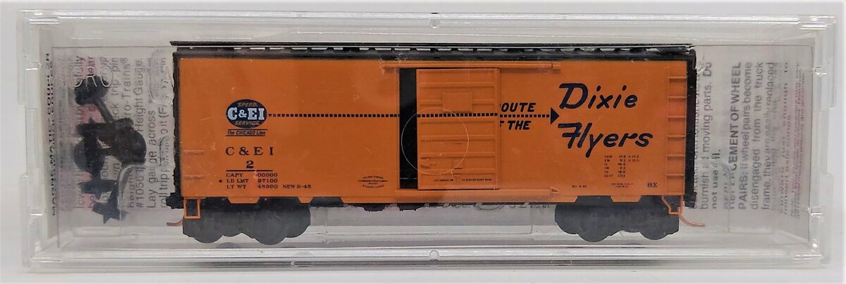 Micro-Trains 02000702 N Chicago & Eastern Illinois 40' Single Door Boxcar #2 LN/Box