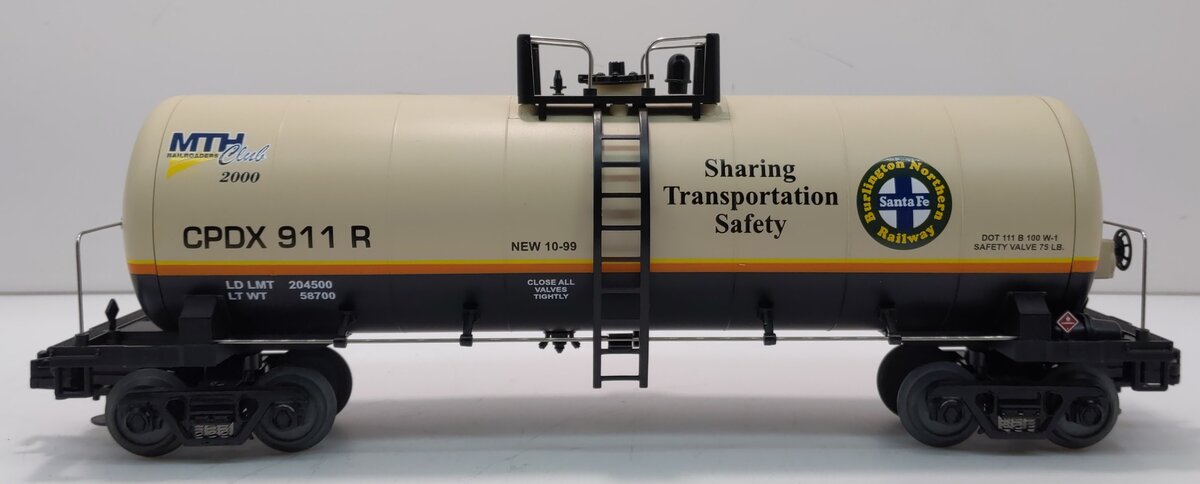 MTH 20-92014 O Gauge MTHRRC-2000 BNSF Tank Car #911R LN/Box