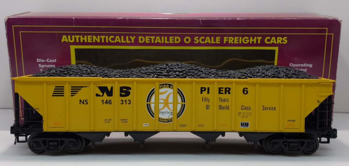 MTH 20-97841 O Norfolk Southern 4-Bay Hopper Car #146313 LN/Box