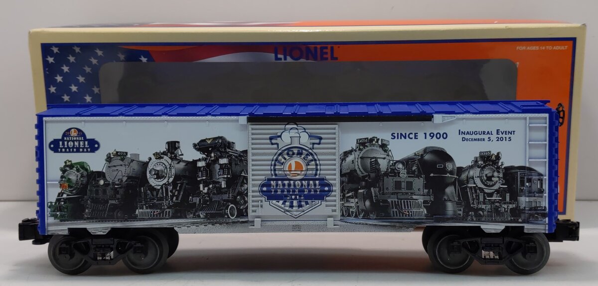 Lionel 6-83497 O 2015 National Train Day Boxcar NIB