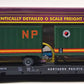 MTH 20-98105 Northern Pacific Flatcar with 2 Short NP Trailers #66152 EX/Box