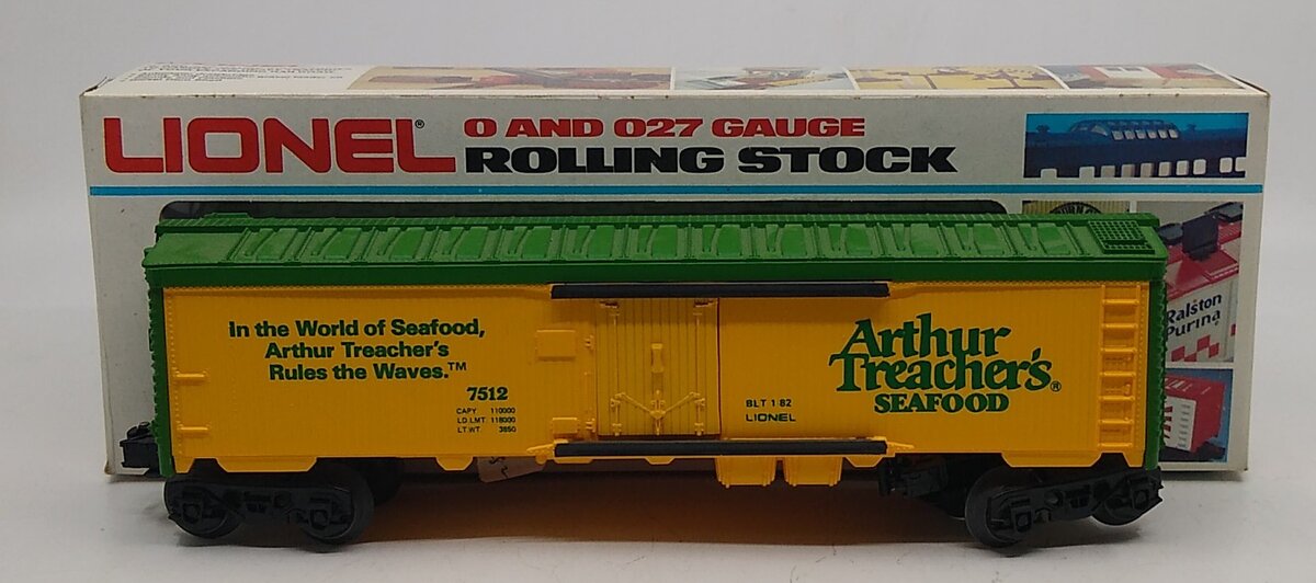 Lionel 6-7512 O Gauge Arthur Treacher's Refrigerator Car LN/Box