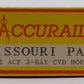 Accurail 2012 HO Scale Missouri Pacific ACF 3-Bay Covered Hopper # 724399 Kit