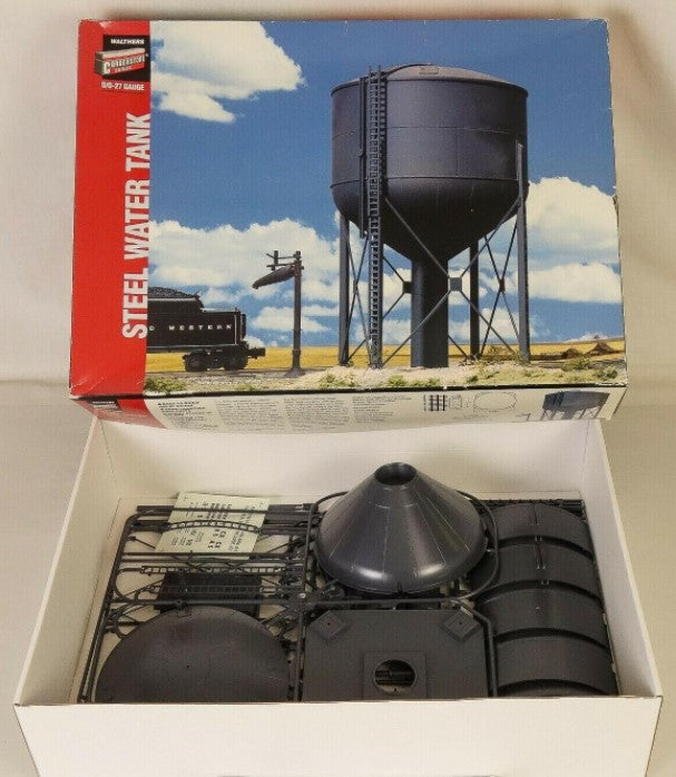 Walthers 933-3311 O Scale Cornerstone Series Steel Water Tank Building Kit LN/Box
