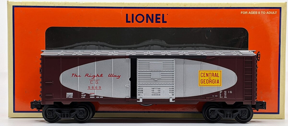 Lionel 6-36262 O Gauge Central of Georgia Boxcar