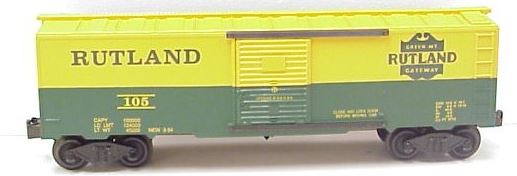 Williams WAL36 O Rutland Boxcar #105 MT/Box