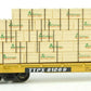 Athearn 92724 HO Scale TTX TTPX 60' Bulkhead Flat Car w/ Wooden Load #81269 LN/Box