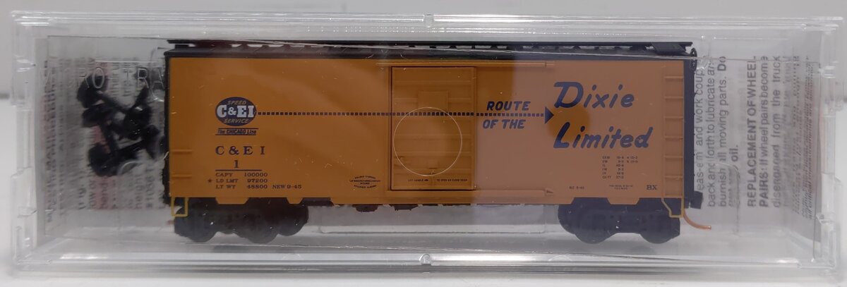 Micro-Trains 02000701 N Chicago & Eastern Illinois 40' Single Door Boxcar #1 LN/Box