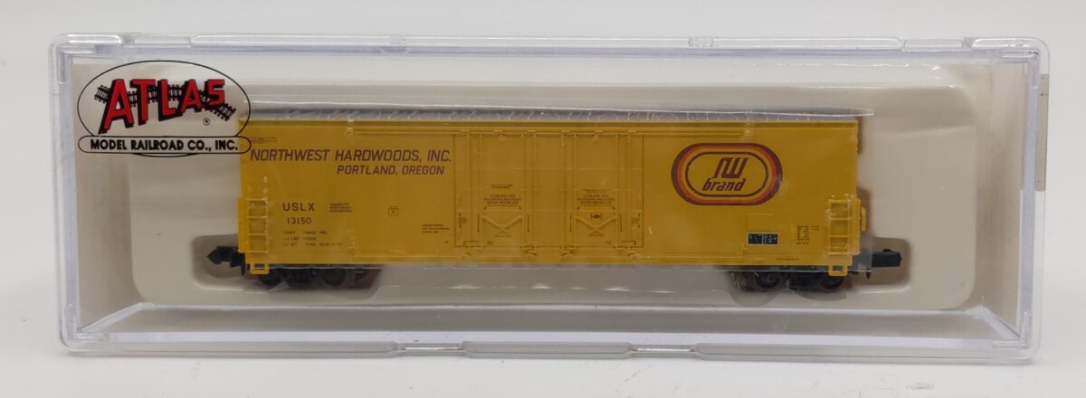 Atlas 31091 N Scale Northwest Hardwoods Evans DPD Box Car #13150 LN/Box